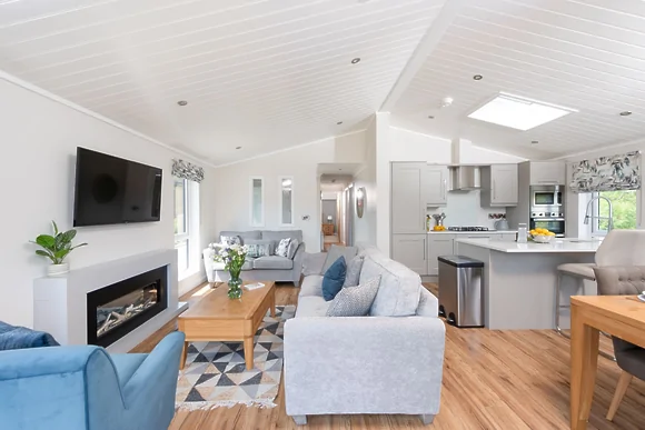 Orchid Lodge at 23 Roadford Lake Lodges