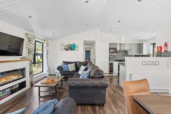 Lilac Lodge at 22 Roadford Lake Lodges