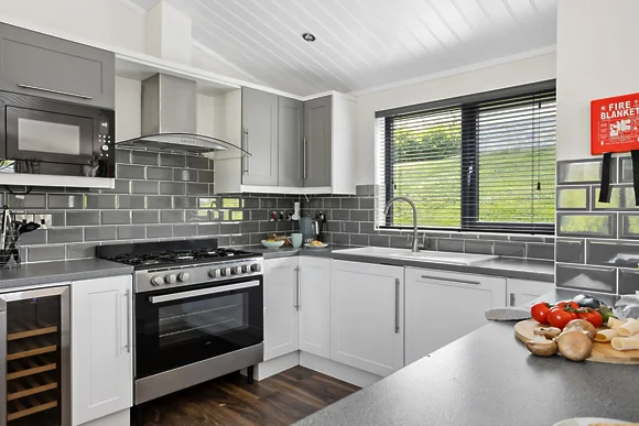 Lilac Lodge at 22 Roadford Lake Lodges