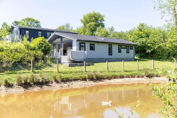 Saffron Lodge at 24 Roadford Lake Lodges