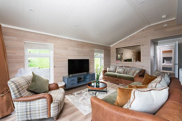 Saffron Lodge at 24 Roadford Lake Lodges