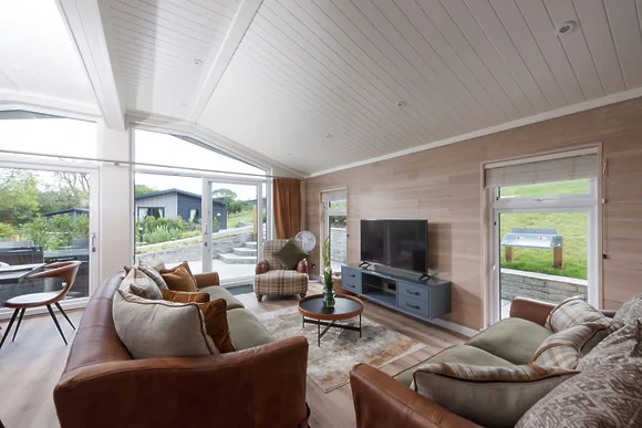 Saffron Lodge at 24 Roadford Lake Lodges