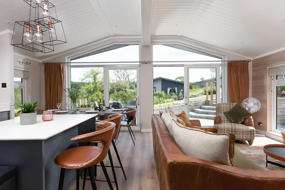 Saffron Lodge at 24 Roadford Lake Lodges