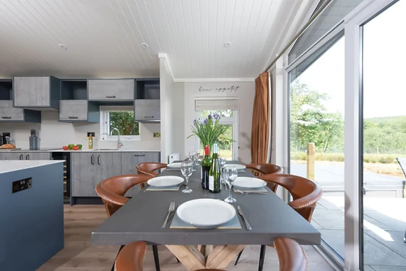 Saffron Lodge at 24 Roadford Lake Lodges