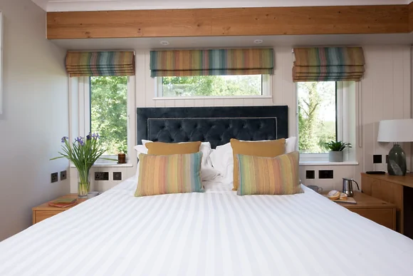 Saffron Lodge at 24 Roadford Lake Lodges