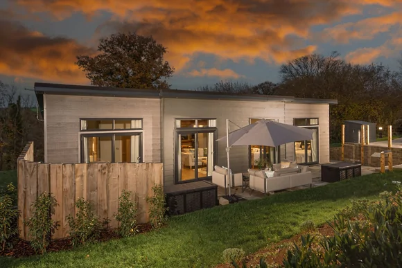 Hawthorne Lodge at 15 Roadford Lake Lodges