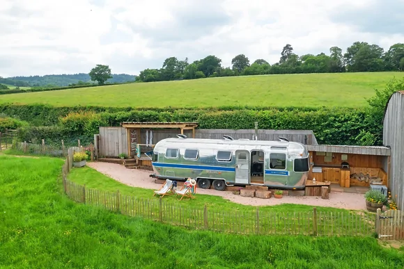 Airstream at Devon Heaven Hideaways