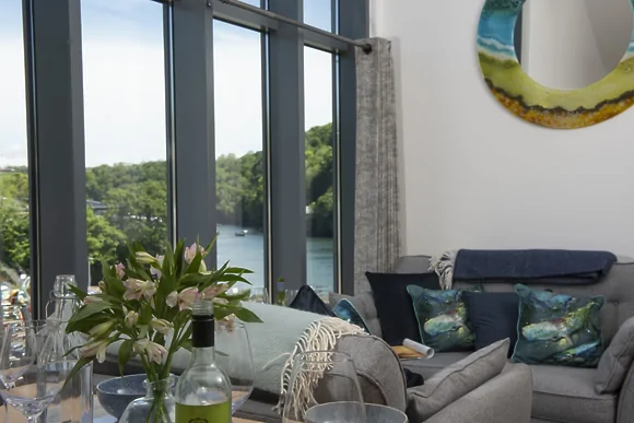 Landing View Fowey Penthouse
