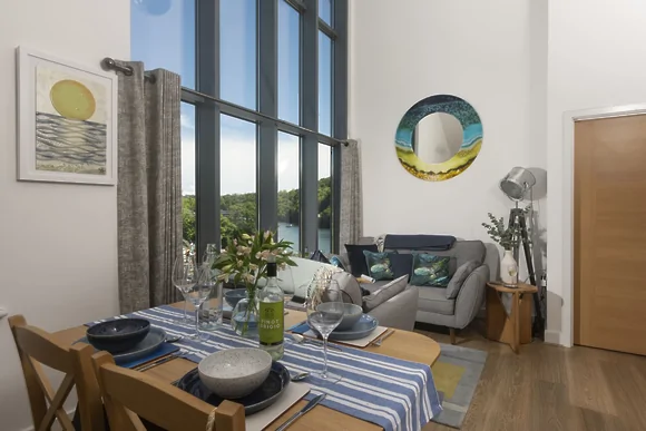 Landing View Fowey Penthouse