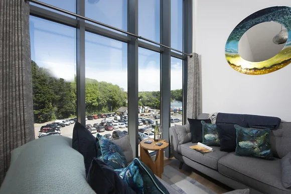 Landing View Fowey Penthouse