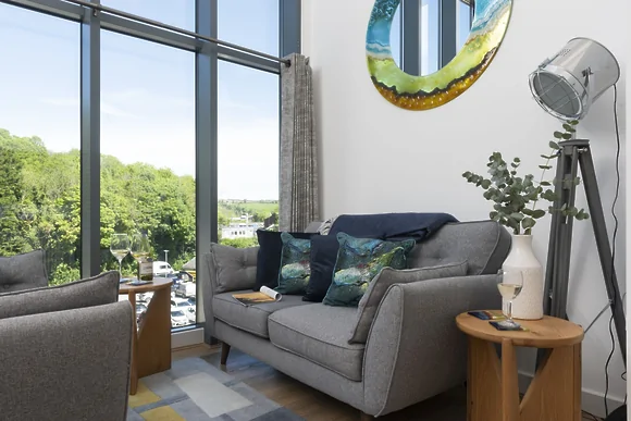 Landing View Fowey Penthouse