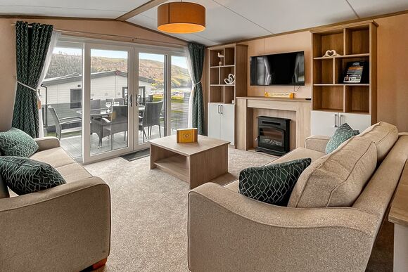 Platinum 3 Bed Spa (Pet) - Aber Bay Holiday Park, Clarach