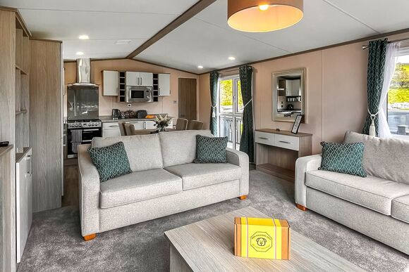 Platinum 3 Bed Spa (Pet) - Aber Bay Holiday Park, Clarach