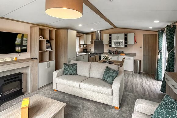 Platinum 3 Bed Spa (Pet) - Aber Bay Holiday Park, Clarach