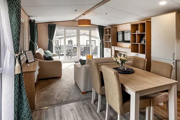 Platinum 3 Bed Spa (Pet) - Aber Bay Holiday Park, Clarach