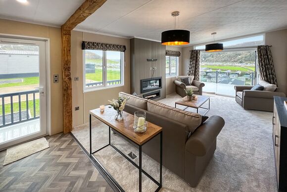 Platinum Lodge Bay View Spa (Pet) - Aber Bay Holiday Park, Clarach