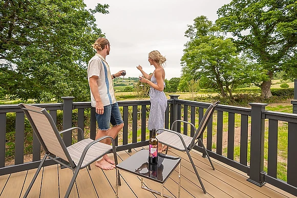 Typical decked area 