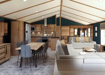 Exclusive Woodland Waterside 10 Berth Lodge Pet - Appletree Holiday Park, Hubbert’s Bridge, near Boston