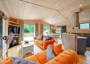 Goldcrest VIP Lodge - Ashlea Pools Lodges, Hopton Heath, Craven Arms