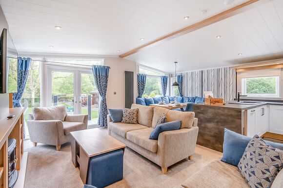 Chestnut Lodge &ndash; 2 Bed Hot Tub - Augill Beck Holiday Park, Kirkby Stephen