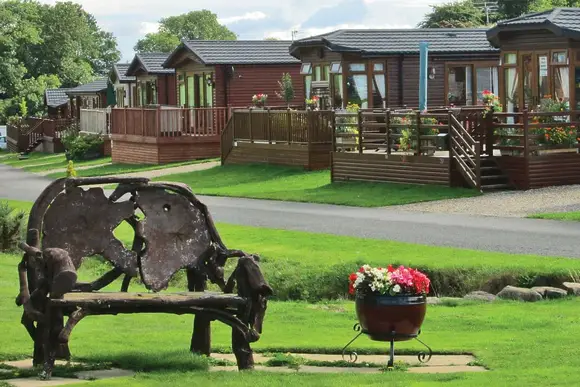 The park setting