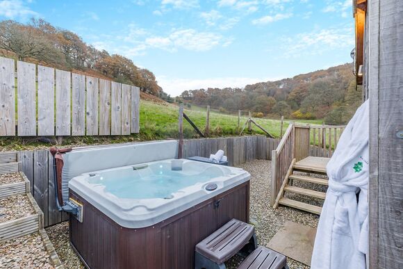 Couples Lodge VIP - Black Hall Lodges, Knighton