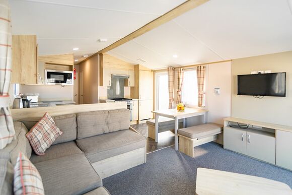 Gold 2 Caravan with Decking - Bowland Fell Park, Tosside, Nr Skipton