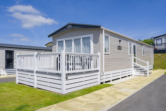 Gold  3 Caravan with Decking Pet Friendly - Bowland Fell Park, Tosside, Nr Skipton