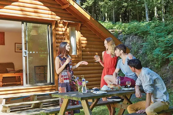 The park setting<br />