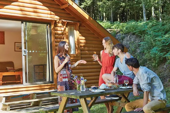 The park setting<br />