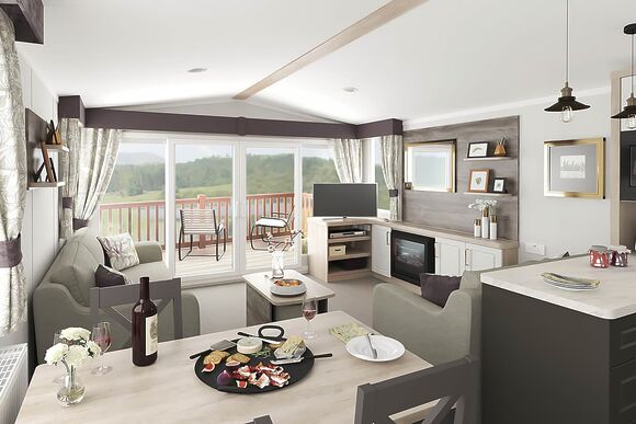 2 Bed Platinum Plus Caravan - Cardigan Bay Holiday Park, St Dogmaels, Pembrokeshire