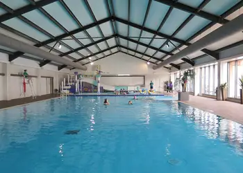 Indoor heated pool (at Ladram Bay)