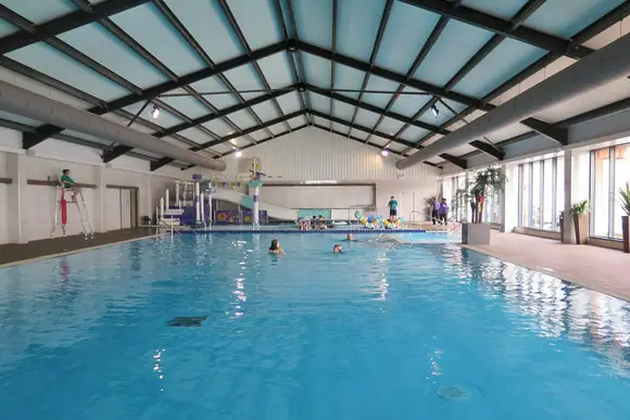 Indoor heated pool (at Ladram Bay) 