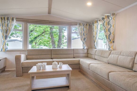 Silver Caravan with parking & decking, Silver Caravan with parking & decking P - Challaborough Bay, Nr Bigbury-on-Sea