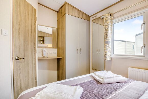 Gold Premium Caravan with parking & decking, Gold Premium Caravan with parking & decking P, Gold Premium 3 slps 8 parking, decking, sea view - Challaborough Bay, Nr Bigbury-on-Sea