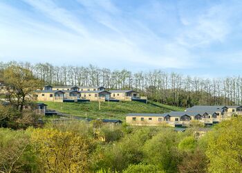 Meadow Deluxe Double Lakes-Edge 3 Hot Tub Pet - Clawford Lakes Resort and Spa, Clawton, Nr Holsworthy