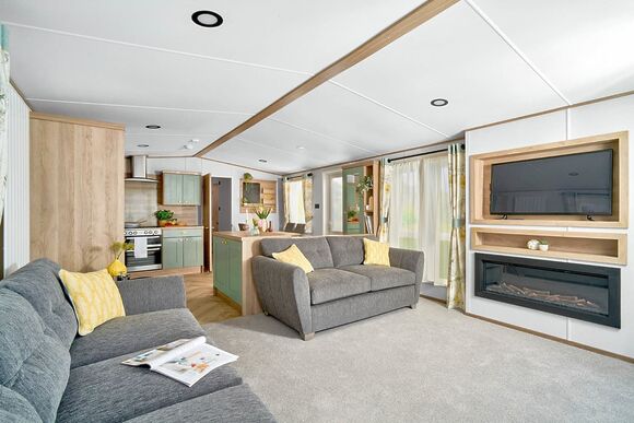 Diamond 2 Bed Caravan Pets Hot Tub Sleeps 4 - Clarach Bay Holiday Village, Clarach Bay, Nr Aberystwyth