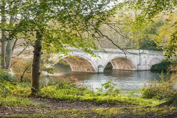 Clumber Bridge at Clumber Park - credited National Trust image 