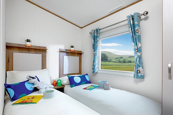 Essential Clover Caravan with Decking (Sleeps 4) - Coldingham Bay Holiday Park, Coldingham, Berwickshire
