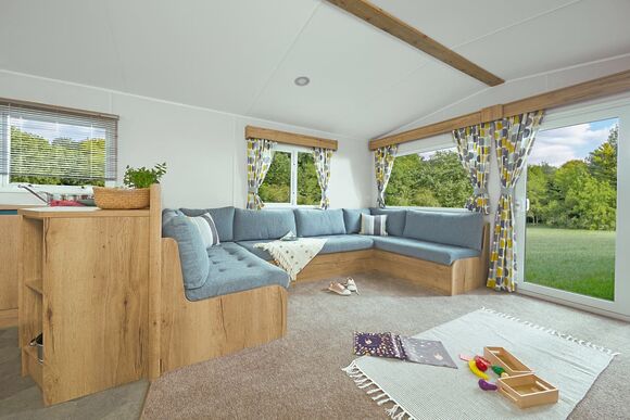 Standard Daisy Caravan with Decking (Sleeps 4) - Coldingham Bay Holiday Park, Coldingham, Berwickshire