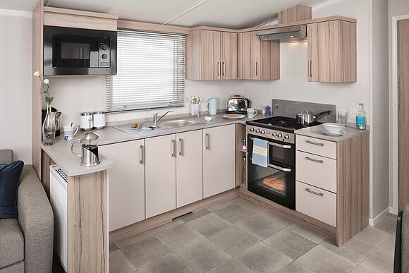 Standard Daisy Caravan (Sleeps 6) - Coldingham Bay Holiday Park, Coldingham, Berwickshire