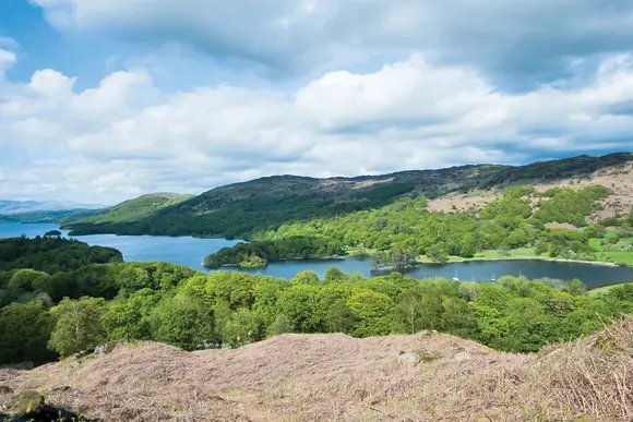 Coniston Water, just 400 yards away