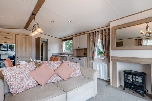 Gold Premium Caravan with parking, ensuite, decking & sea view P, Gold Premium, parking, ensuite, decking & sea view - Crantock Beach, Newquay