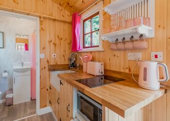 Rose Shepherd Hut - Croft Park Lodges, Little Weighton, Nr Beverley