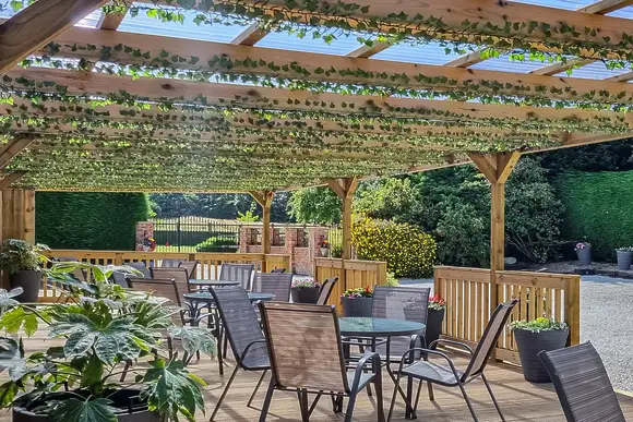 Cafe Sun Terrace looking at Horses 