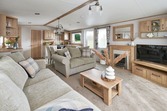 Premium Bluebell Caravan Decking (Sleeps 6, Pet) - Erigmore Holiday Park, Birnam by Dunkeld