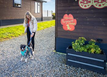 Fairground Pet Friendly Deluxe Lodge - Folly Farm Holiday Park, Kilgetty