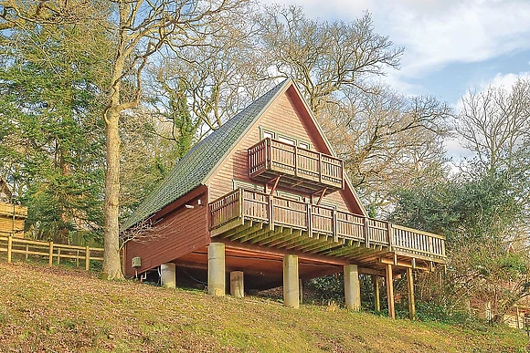 Typical Deluxe Woodland Lodge Six 