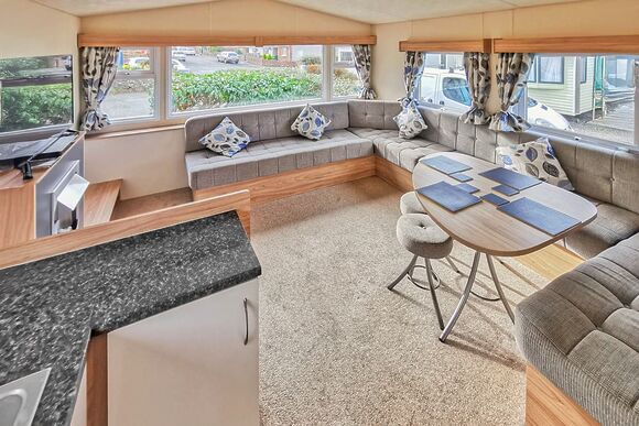 Gold Plus 3 Caravan Sea View - Gilfach Holiday Apartments, Gilfach-Yr-Halen