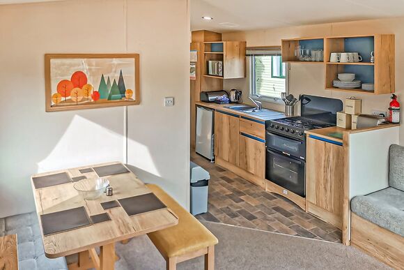 Gold Plus 3 Caravan Sea View - Gilfach Holiday Apartments, Gilfach-Yr-Halen